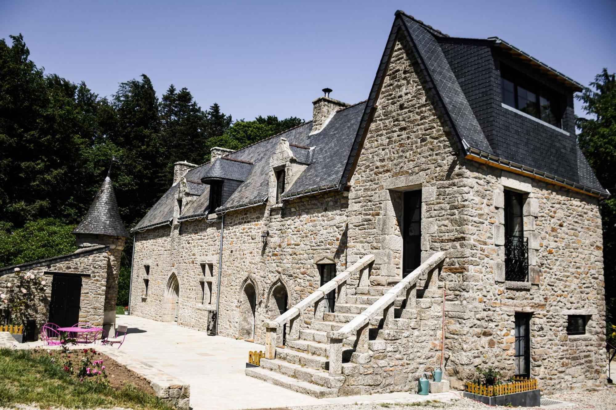 Le Manoir De Menglieu Acomodação com café da manhã Treffléan Exterior foto
